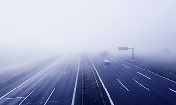 nebbia strada